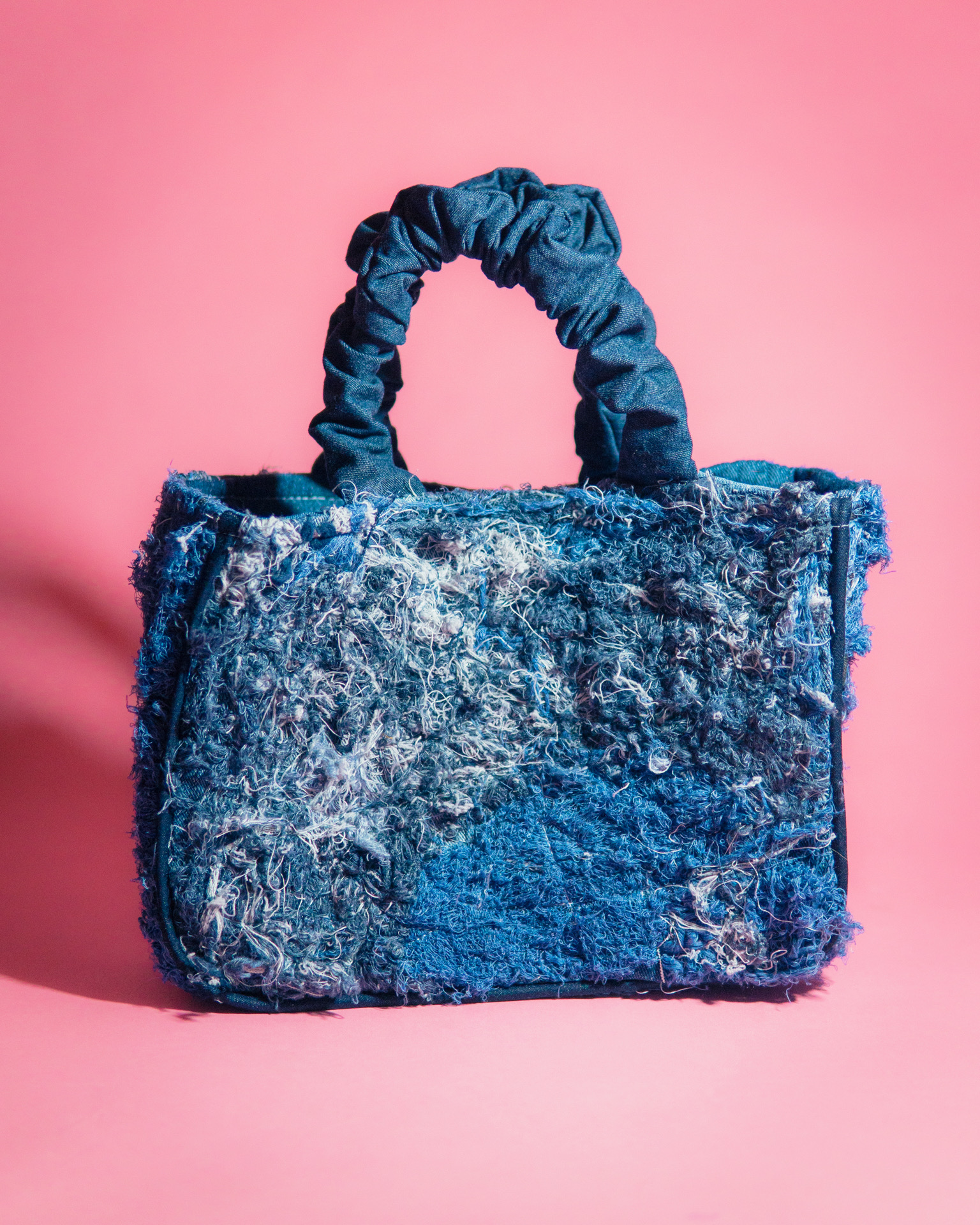 Structured Tote Denim