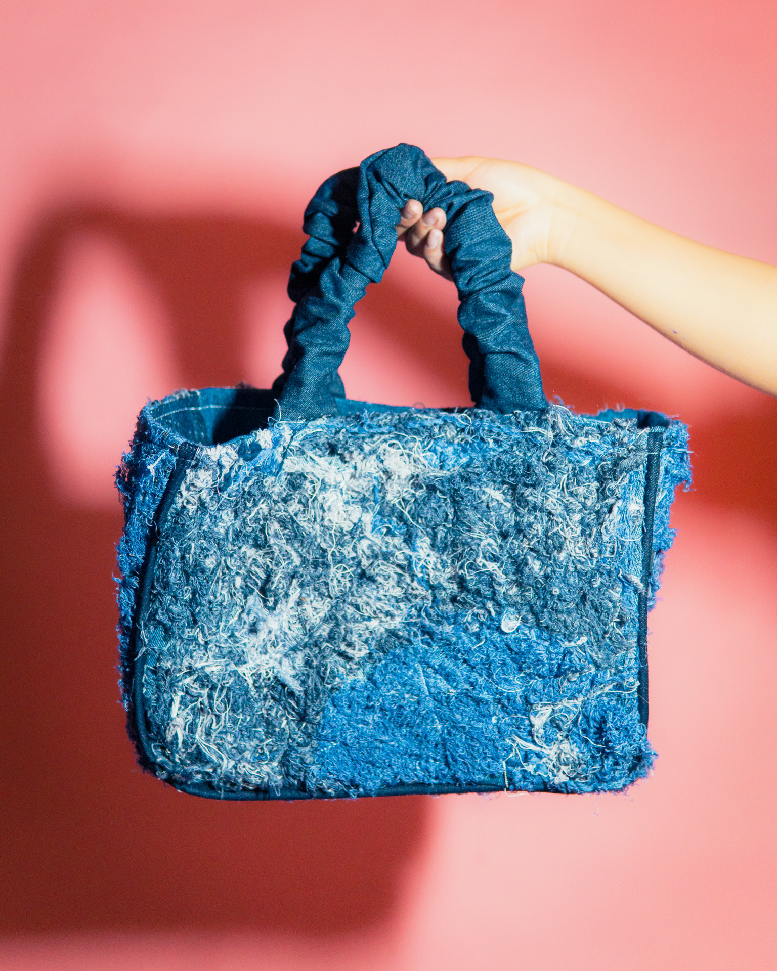 Structured Tote Denim