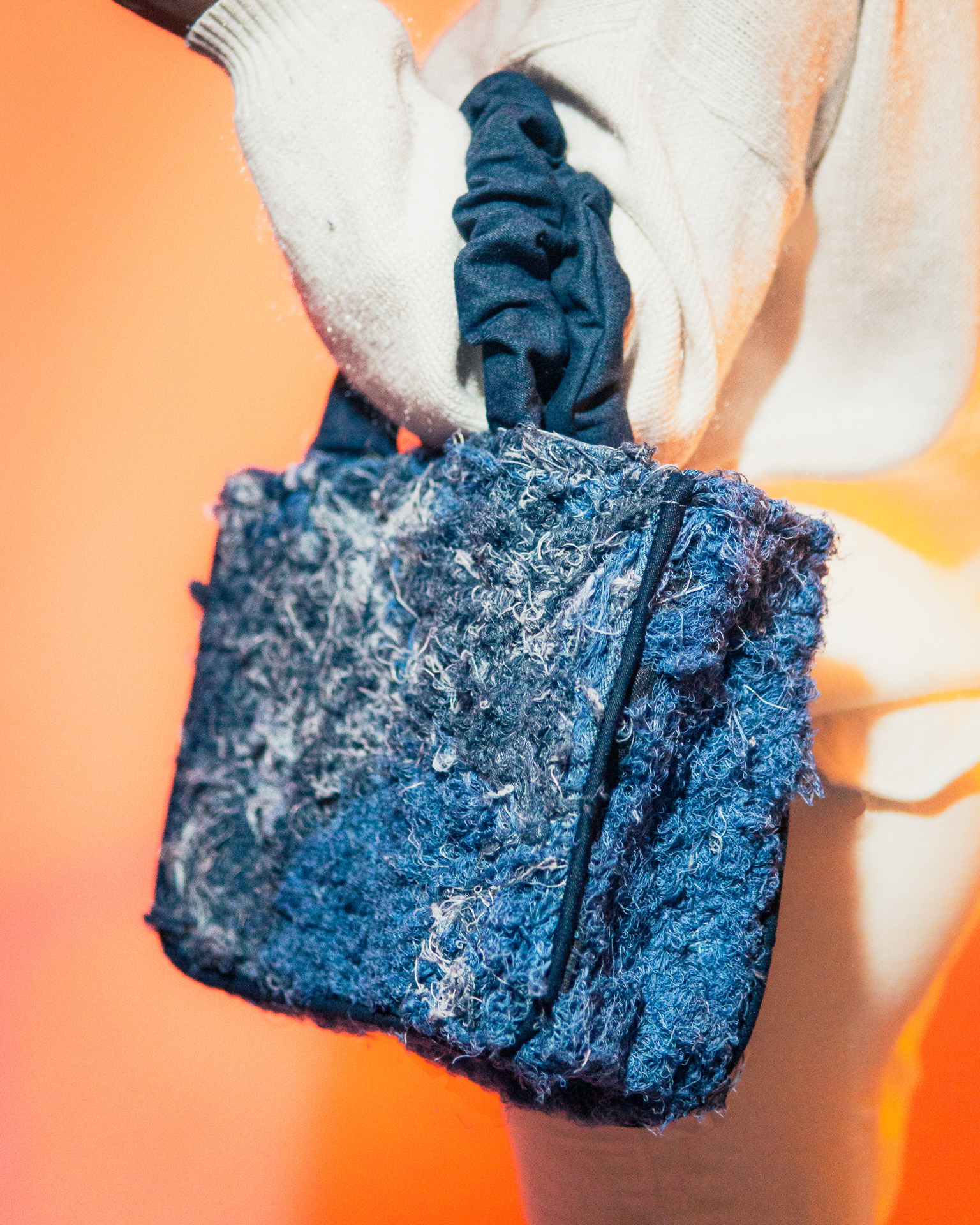 Structured Tote Denim