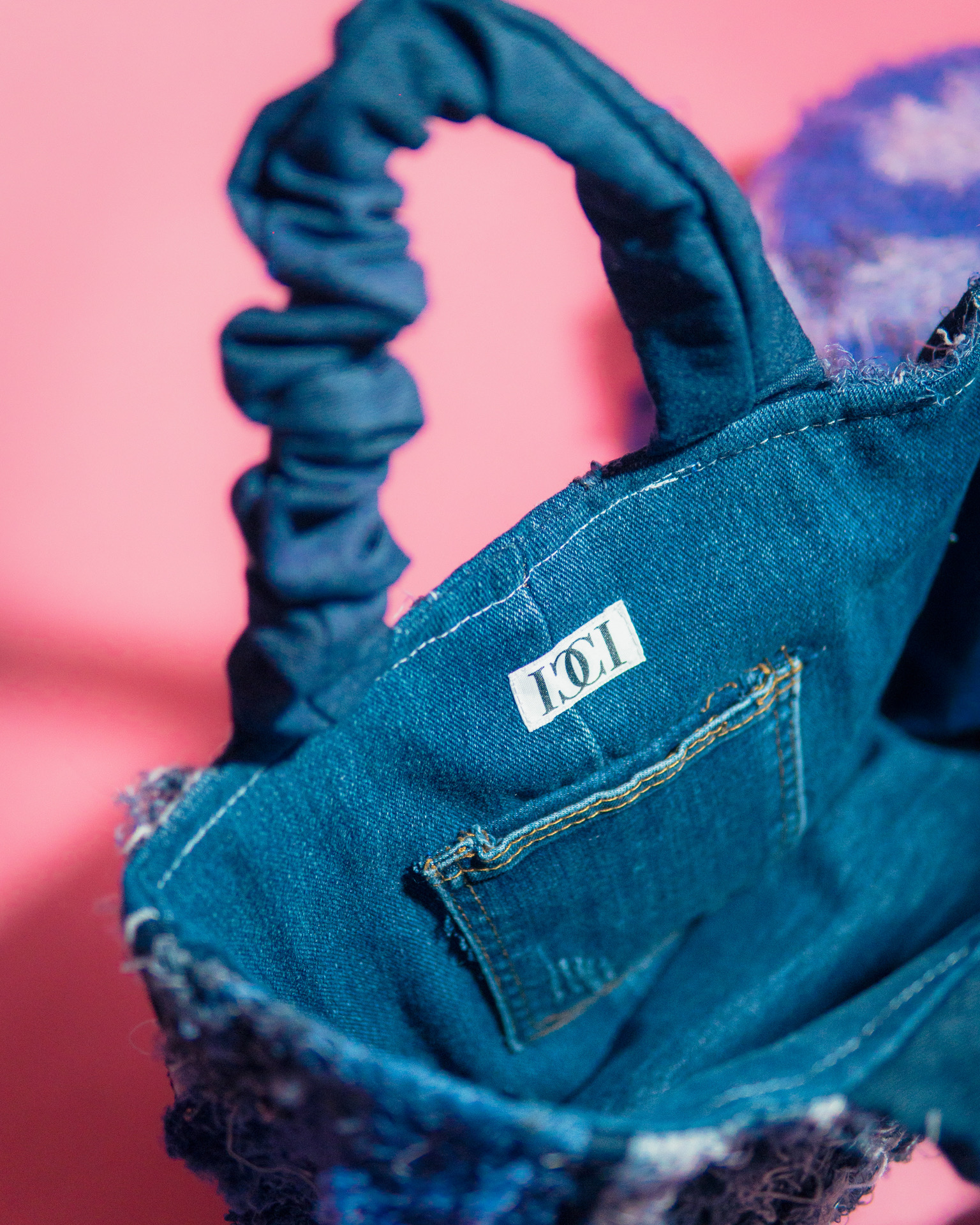 Structured Tote Denim