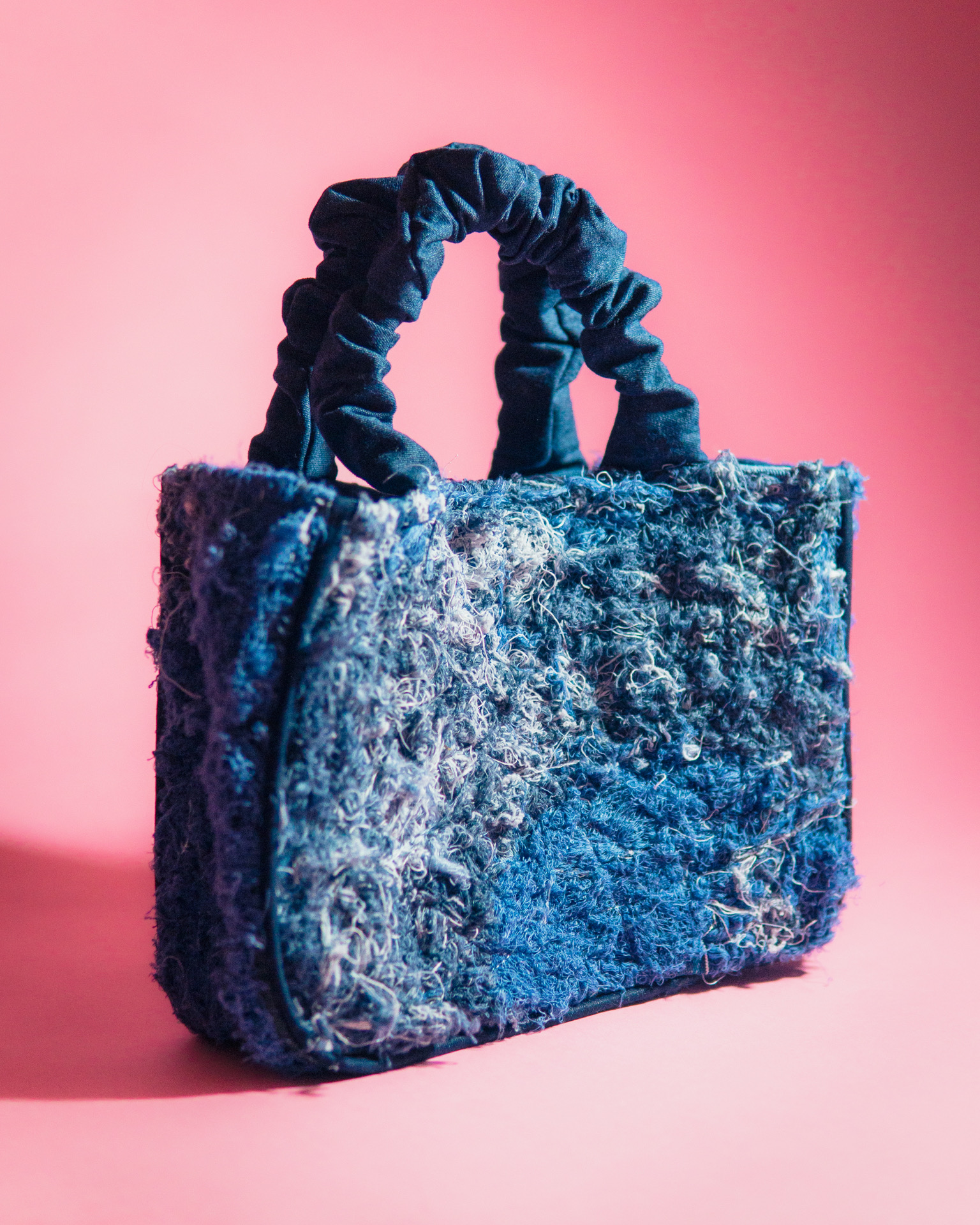 Structured Tote Denim